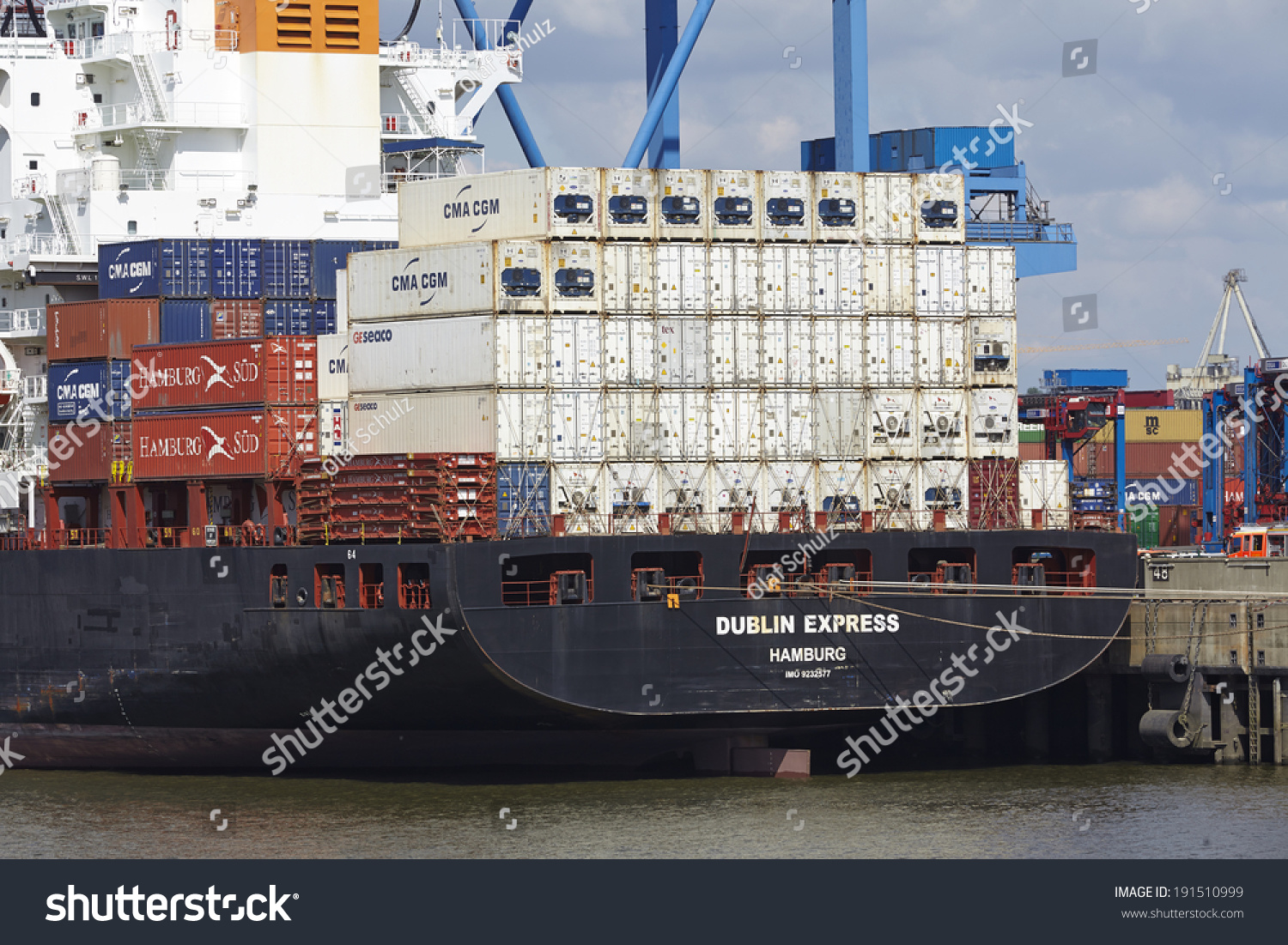 Hamburg Germany May 03 Container Vessel Stock Photo Edit Now