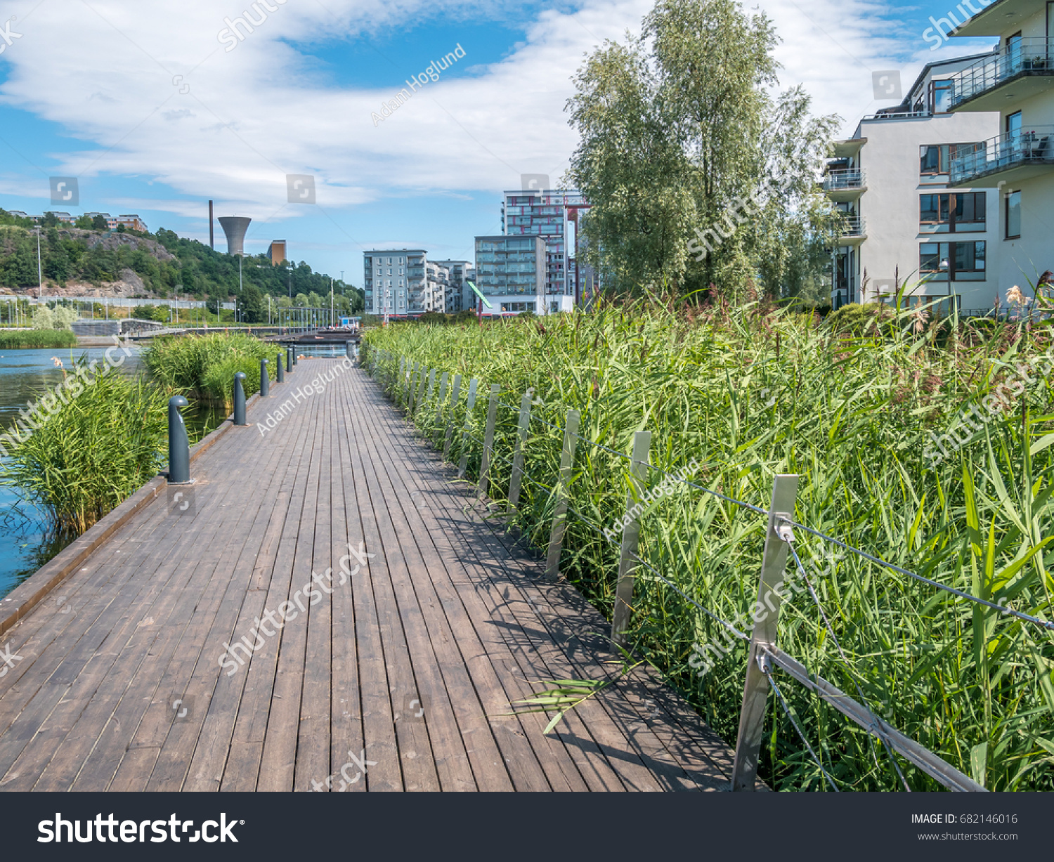 Hammarby Sjostad Stockholm Sweden On Summer Stock Photo Edit Now 682146016