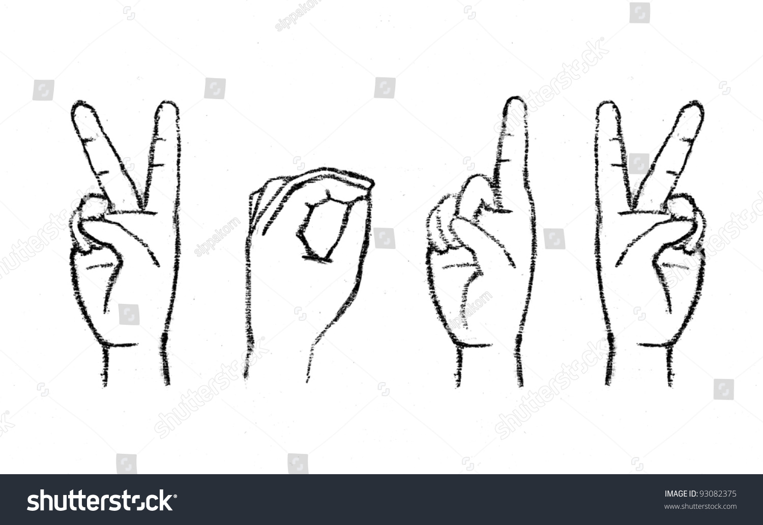 Royalty Free Stock Illustration Of Hand Drawing By Pencil On Board