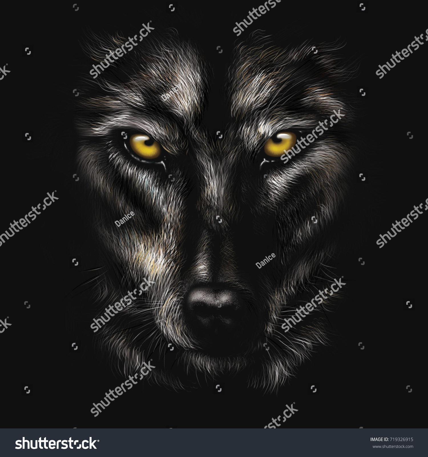 9,383 Wolf eyes Stock Illustrations, Images & Vectors | Shutterstock