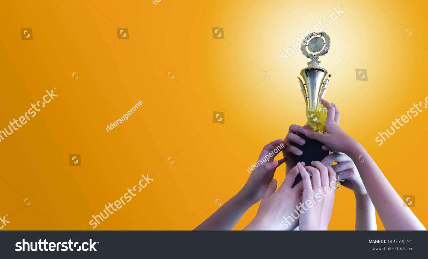 Download Hand Holding Cup Winner Many Hand Stock Photo Edit Now 1493590241 Yellowimages Mockups