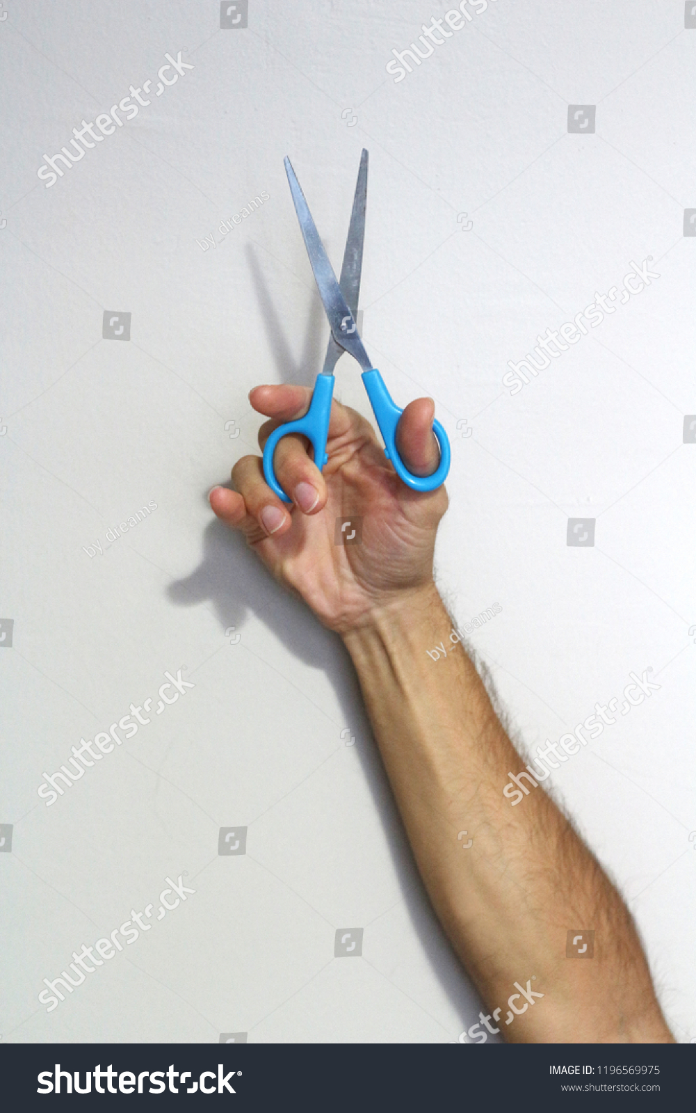 Hand Holding Scissors Stock Photo Shutterstock