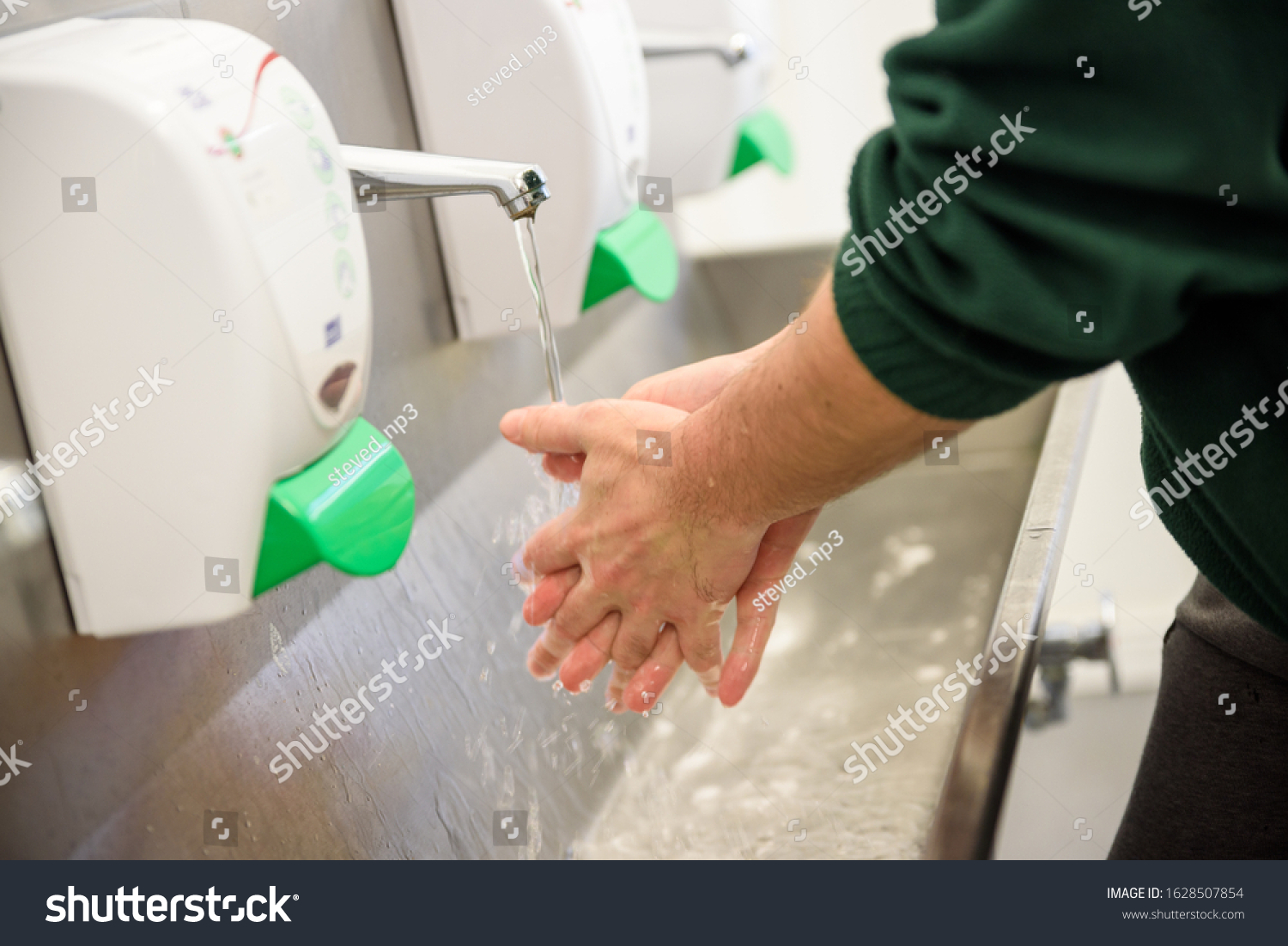 Hand Hygiene Food Safety Factory Worker Stock Photo (Edit Now) 1628507854