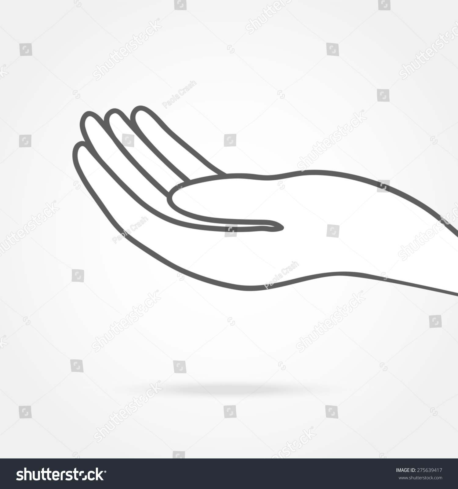 Hand Icon Stock Illustration 275639417 - Shutterstock