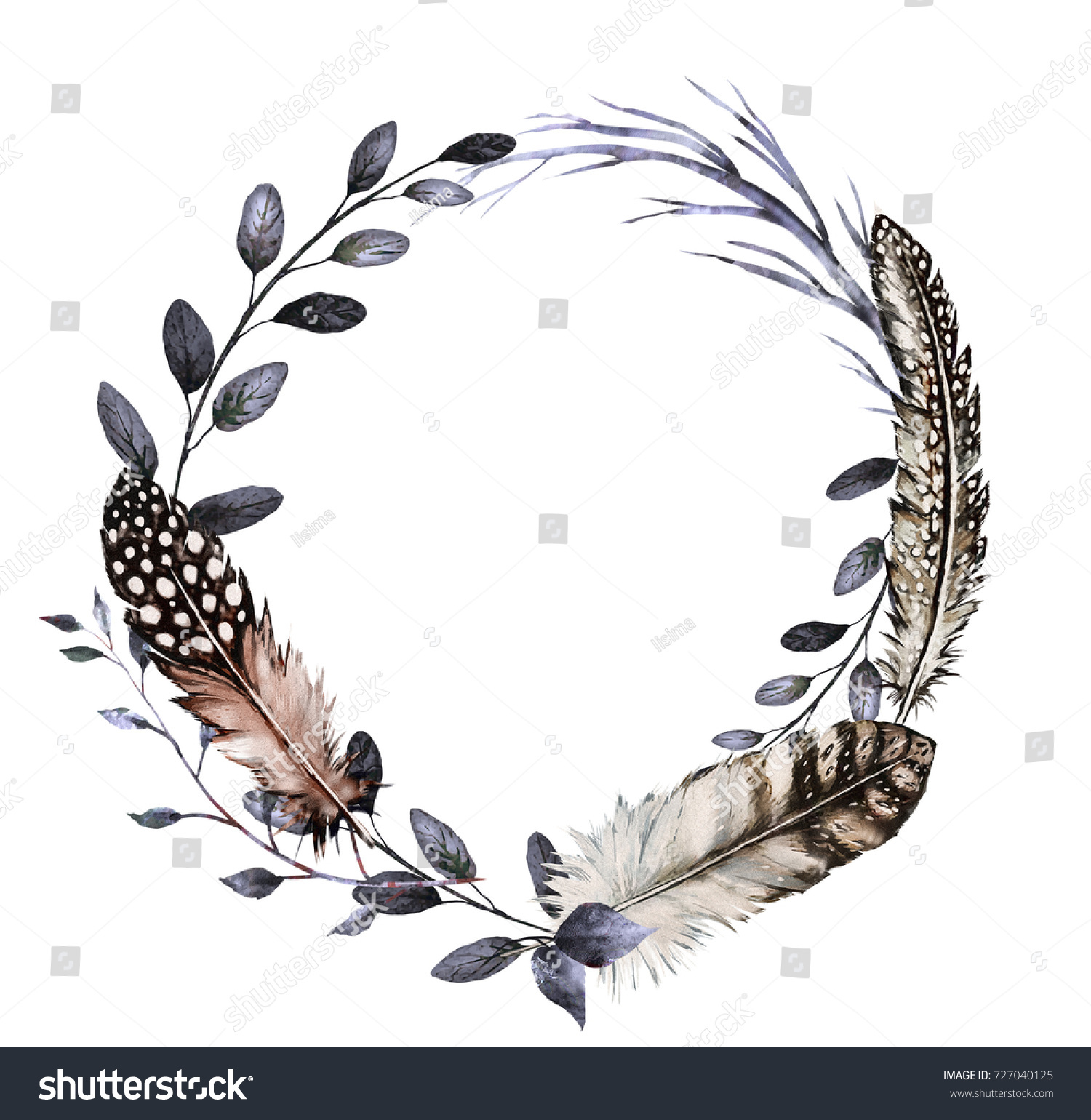 Imagens De Feather Wreaths Imagens Fotos Stock E Vetores Shutterstock