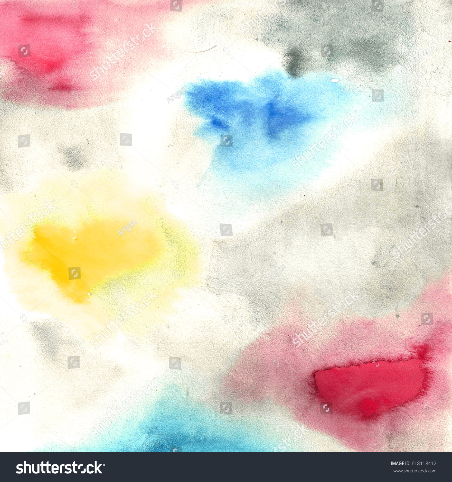 Hand Painted Watercolor Background Stock Illustration 618118412 Hand Painted Watercolor Background Stock Illustration 618118412