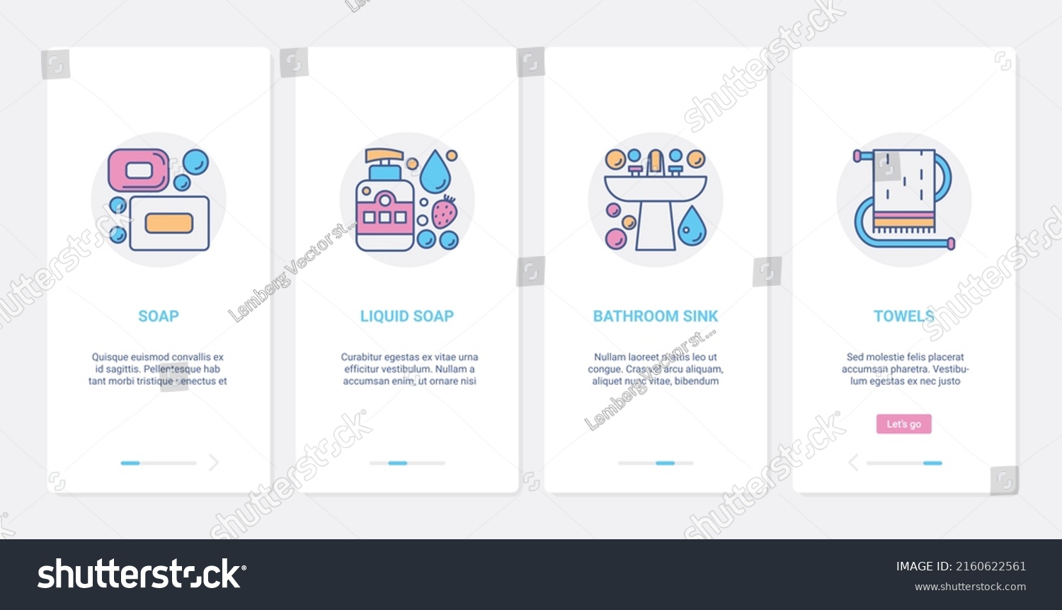 Hand Washing Hygiene Tools Bathroom Restroom Stock Illustration ...