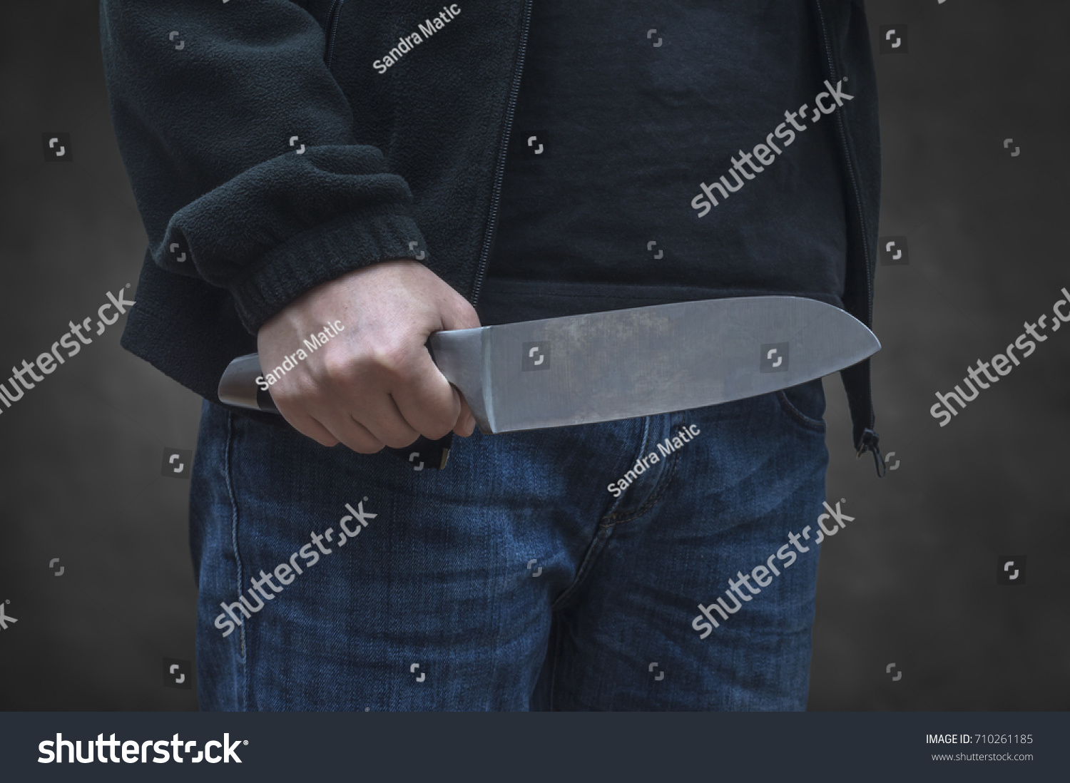 Hand Knife Concept Crime Violence Terrorism Stock Photo 710261185 ...