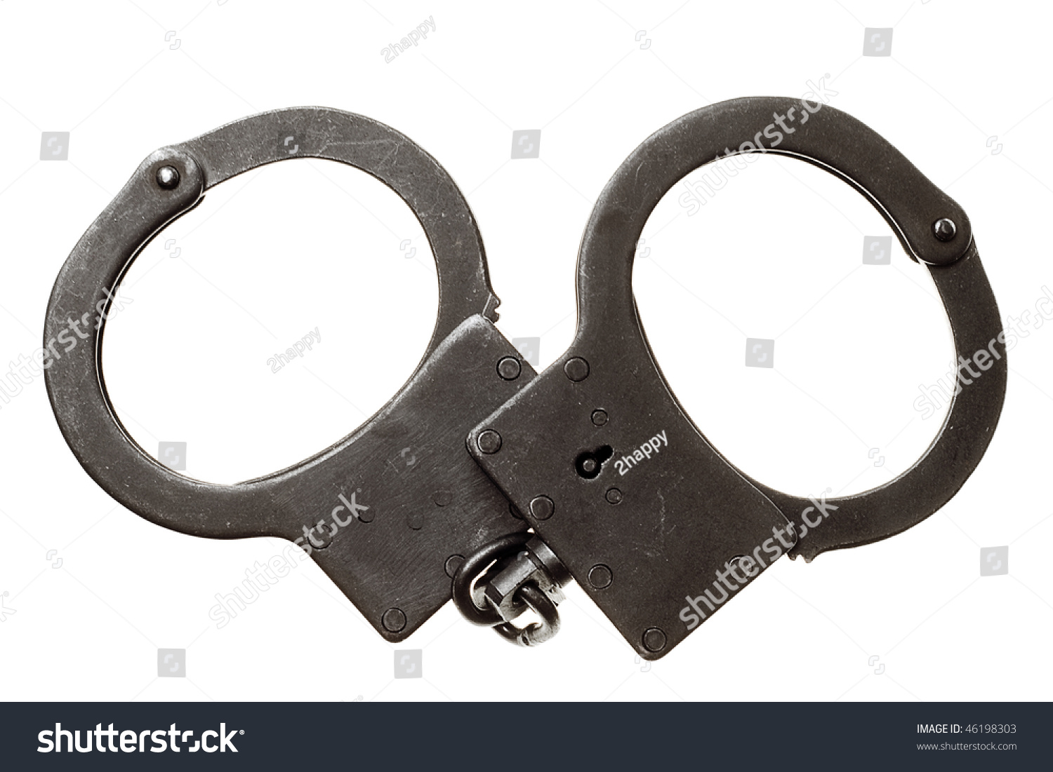 Handcuffs Isolated On White Background Stock Photo 46198303 | Shutterstock