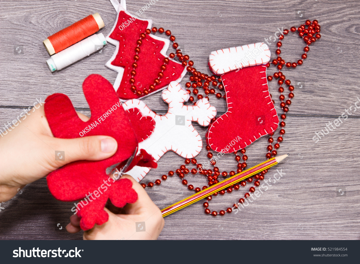 handmade christmas toys stepbystep children holiday stock handmade christmas toys stepbystep children holiday stock