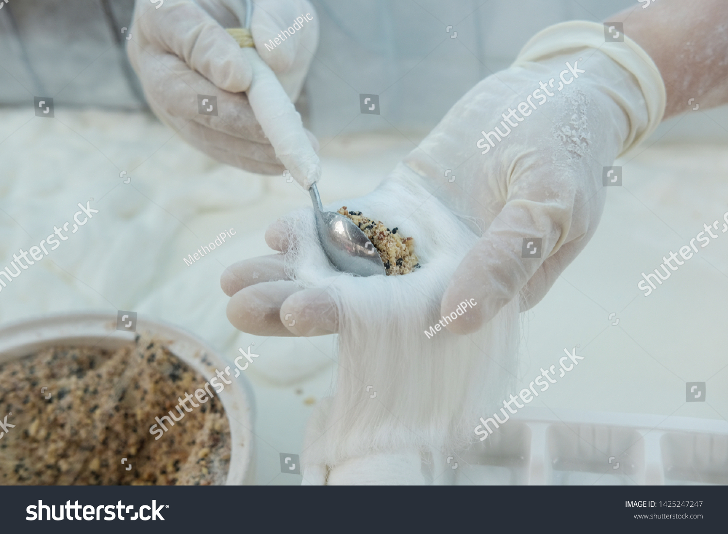 Handmade Dragons Beard Candy Korea Stock Photo Edit Now