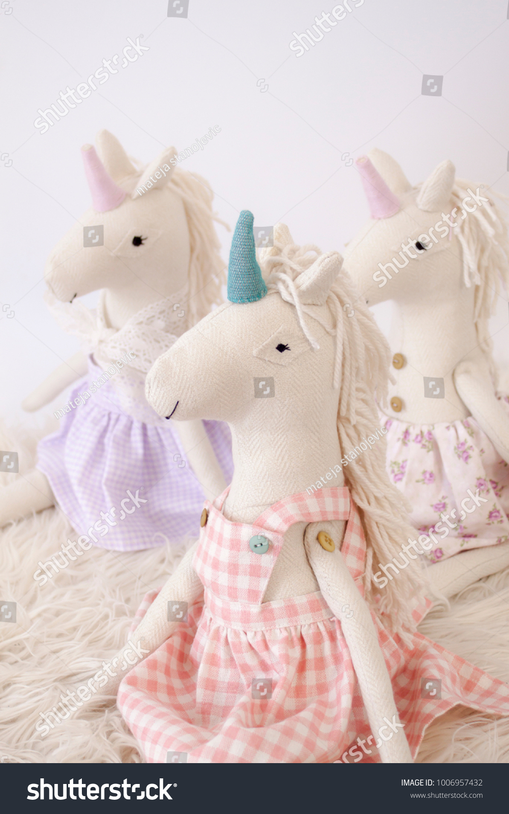 handmade unicorn doll