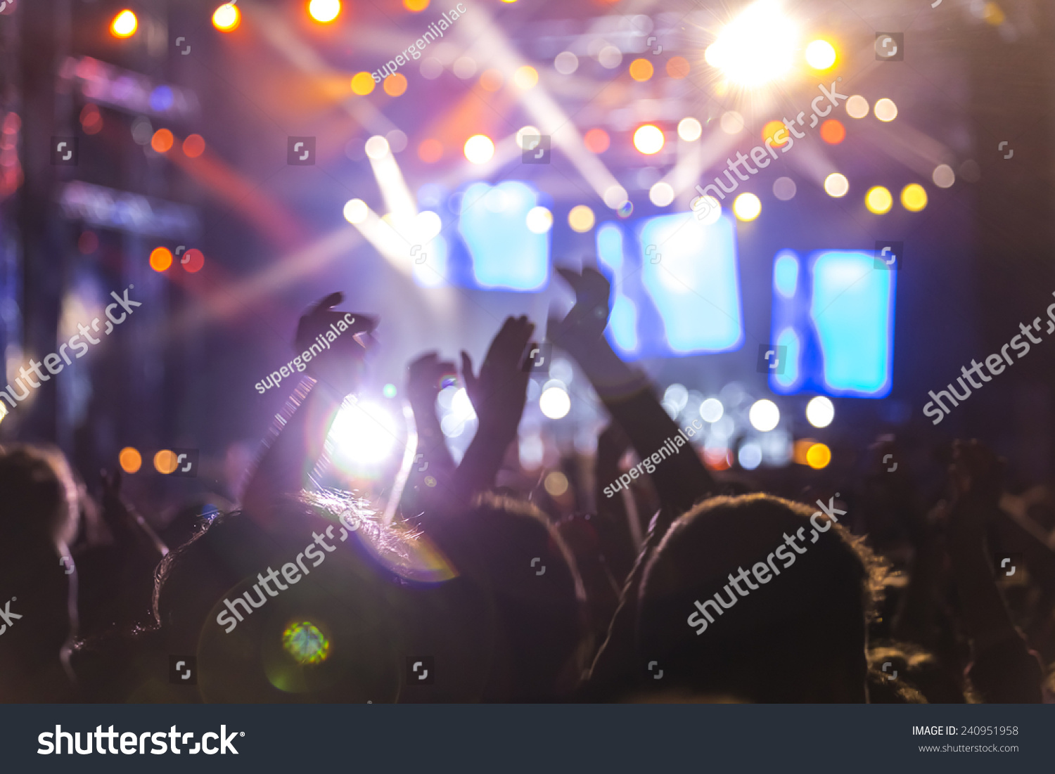 Hands Air On Concert Stock Photo 240951958 - Shutterstock