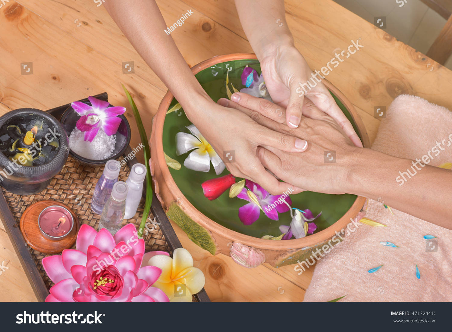 Hands Massage Spa Salon Foto Stock 471324410 Shutterstock 