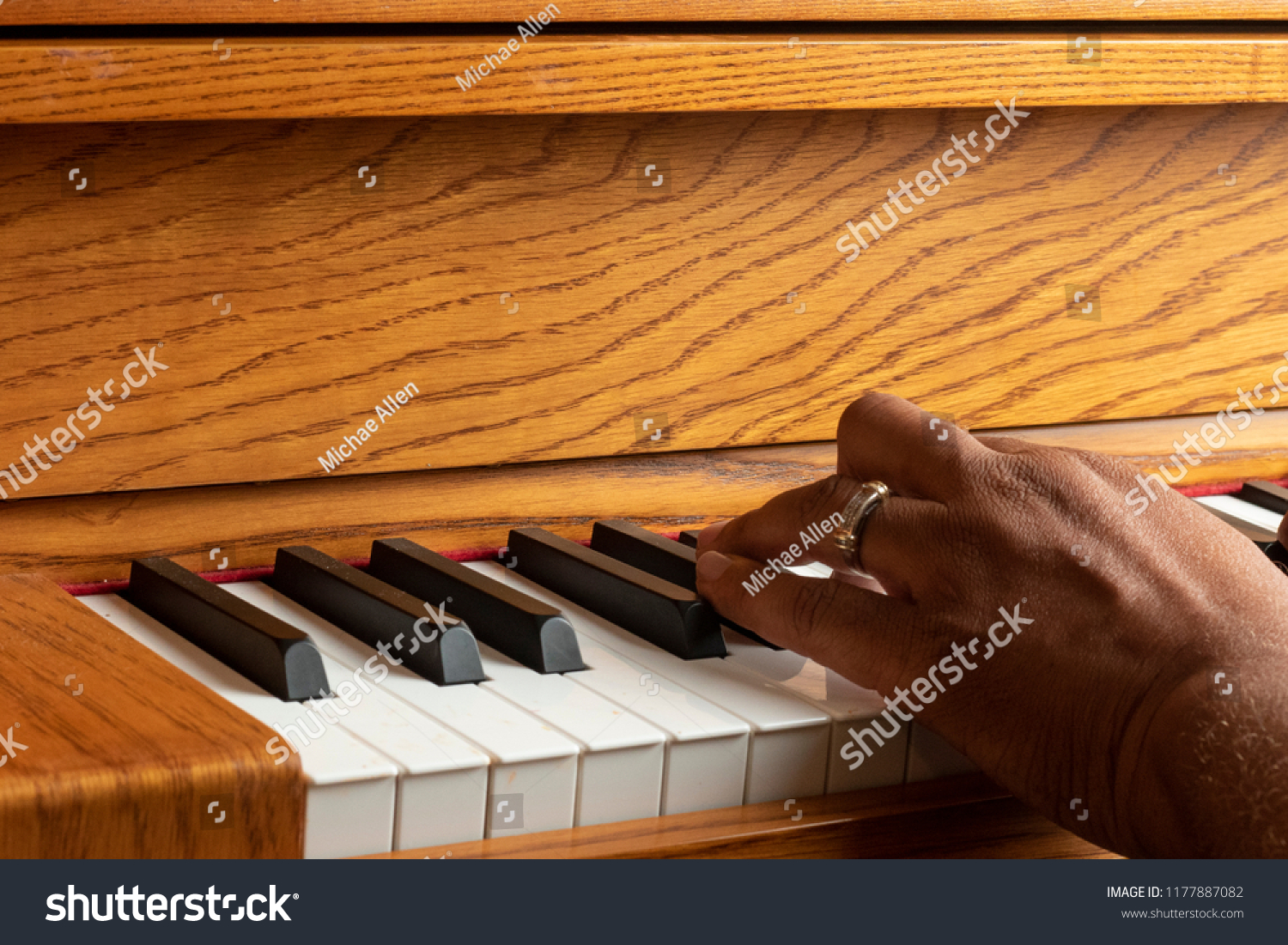 Hands Black Man Playing Piano Stock Photo 1177887082 | Shutterstock