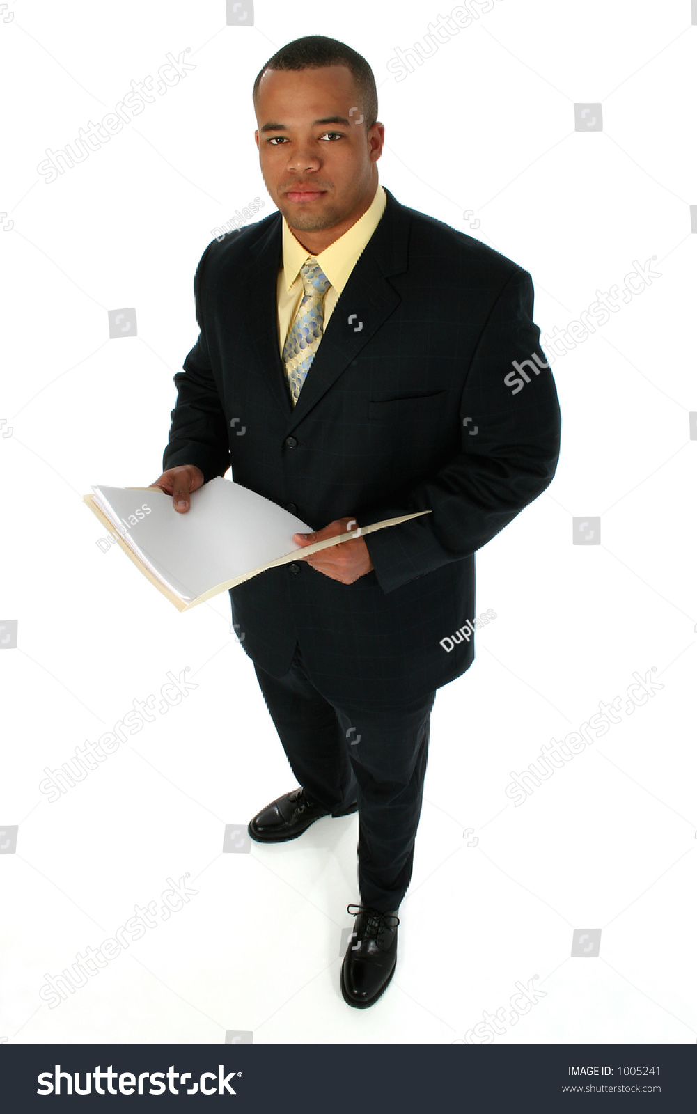 Handsome African American Business Man Dressed Stock Photo 1005241