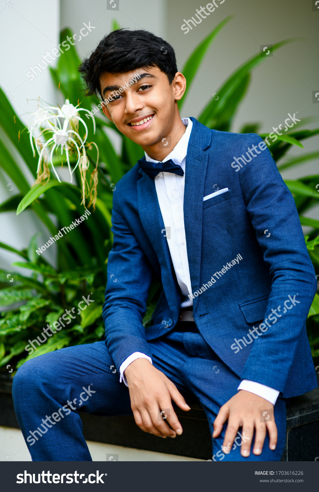 blue dress pant and white shirt