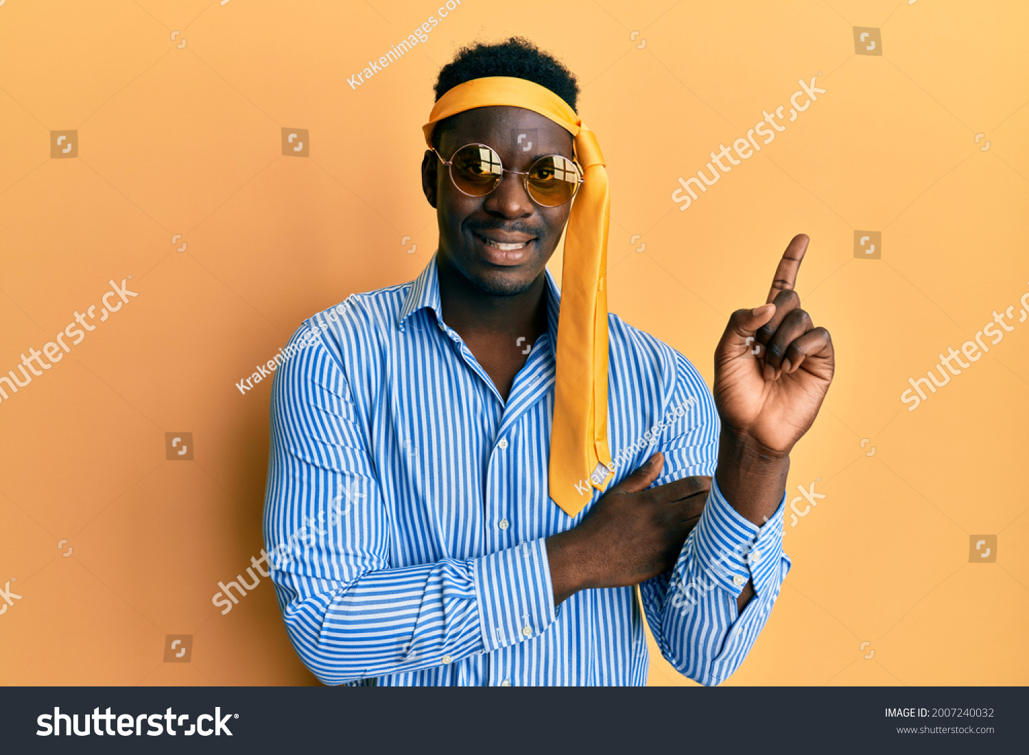 Handsome Black Man Drunk Wearing Tie Stock Photo 2007240032 | Shutterstock