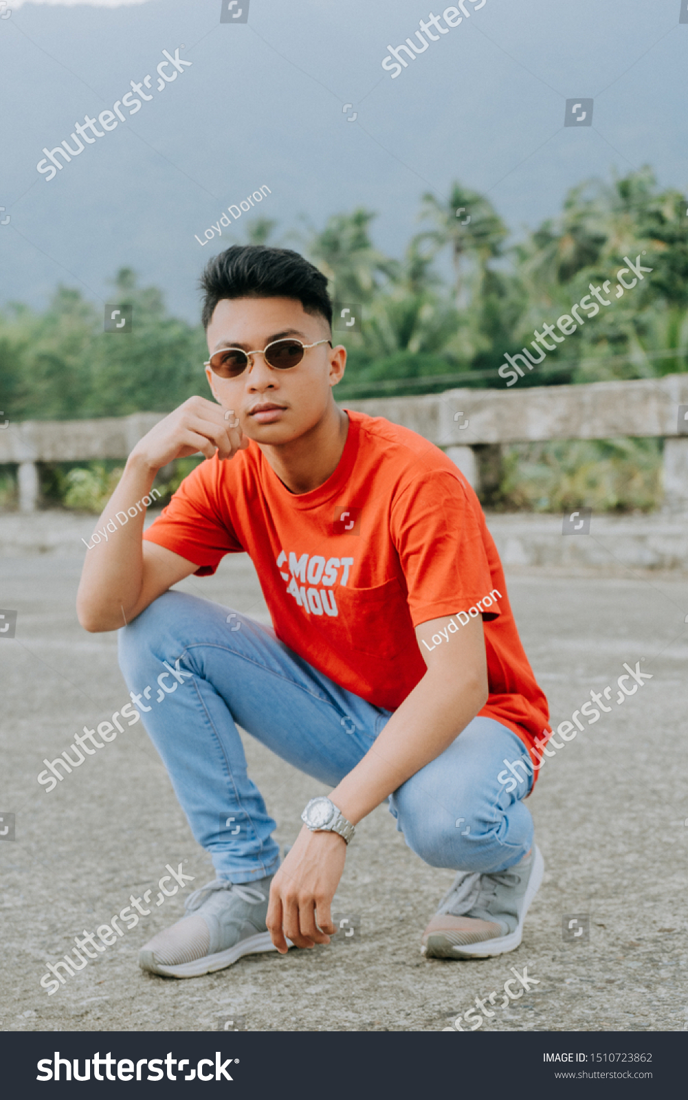 Handsome Filipino Teenager Boy Model Philippines Stok Fotoğrafı ...