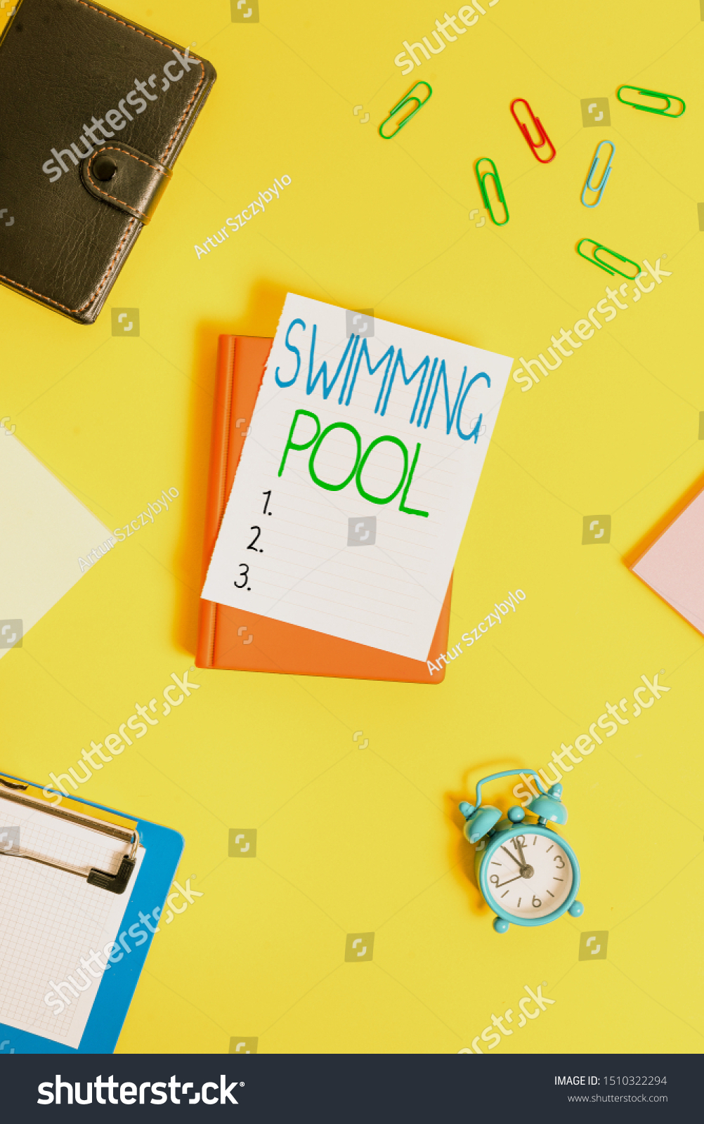 Handwriting Text Swimming Pool Concept Meaning Stock Photo Edit Now 1510322294