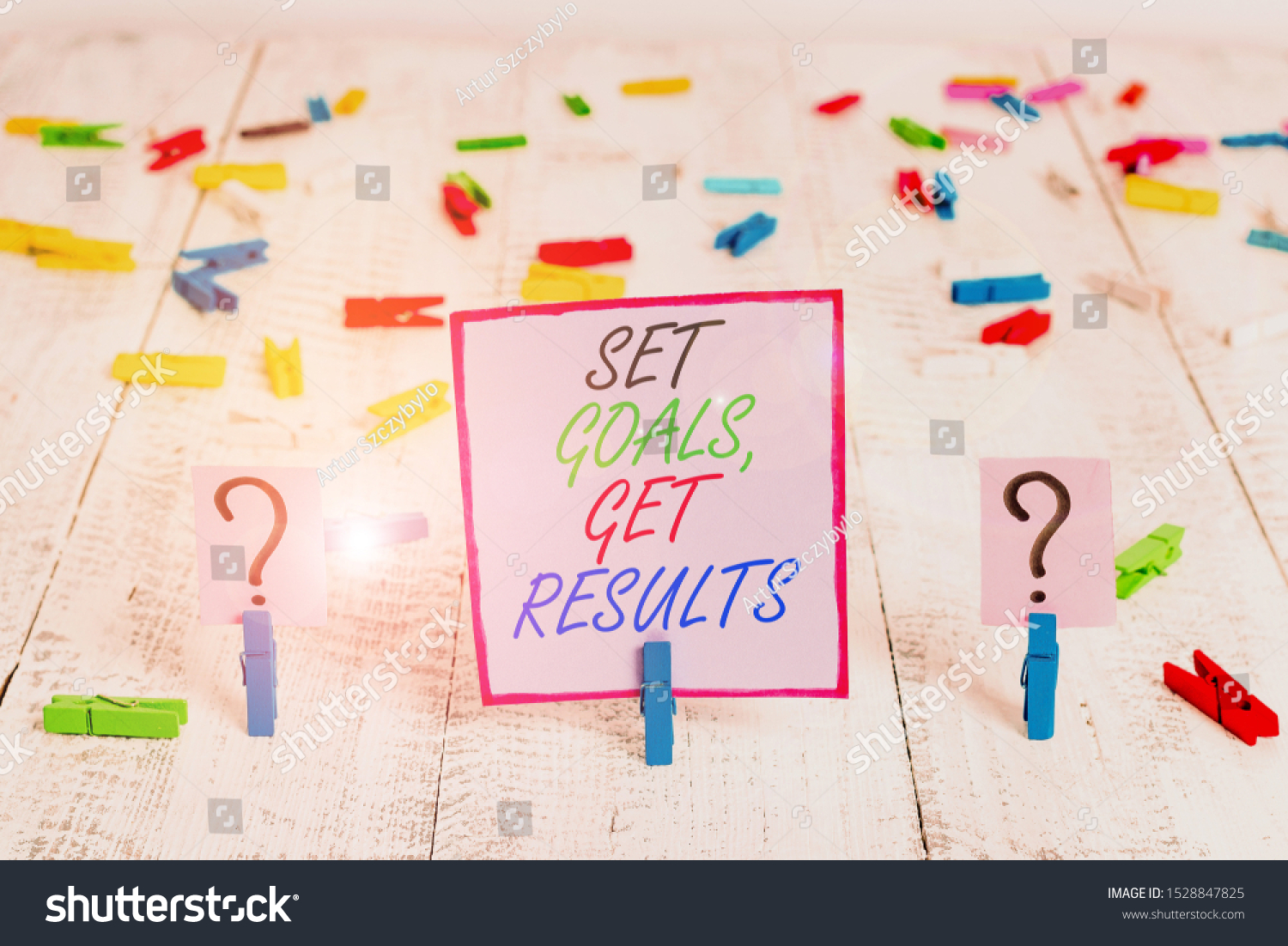 Handwriting Text Writing Set Goals Get Stock Photo Edit Now