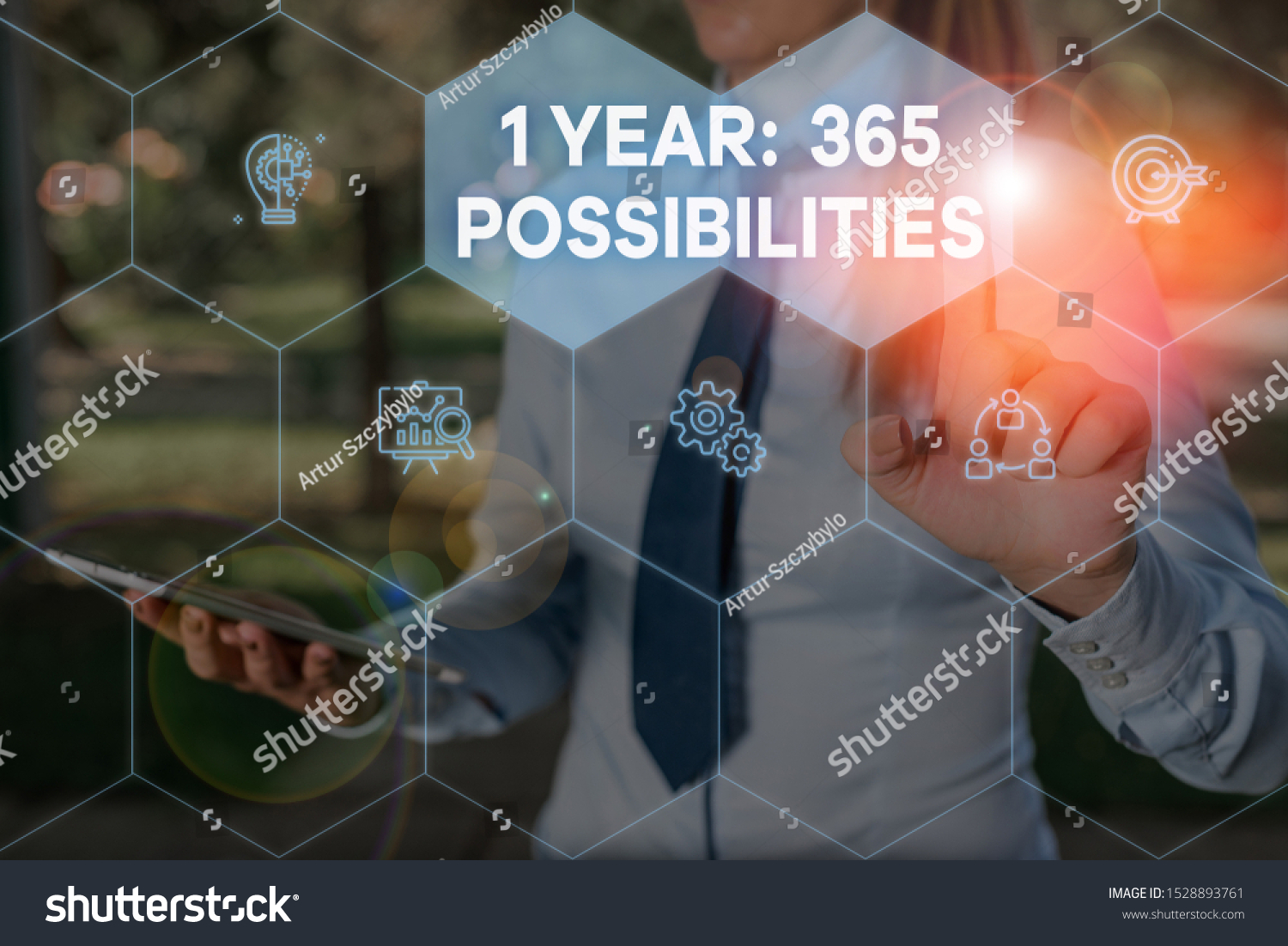 Handwriting Text 1 Year 365 Possibilities Stock Photo Edit Now