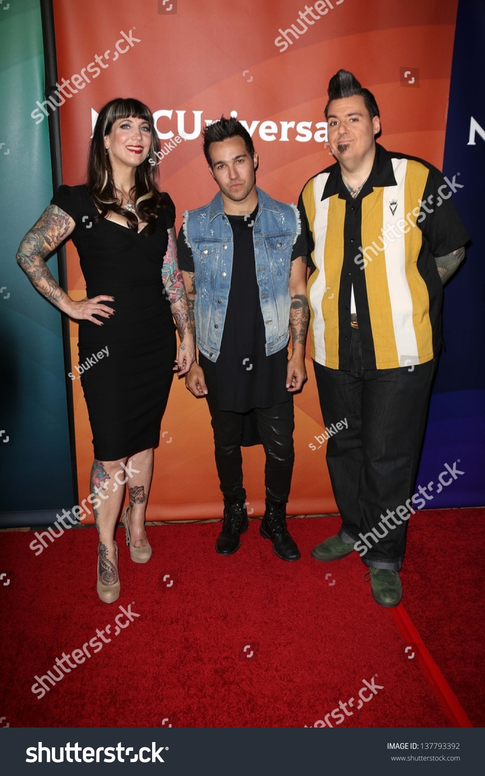 Hannah Aitchison Pete Wentz Joe Capobianco Stock Photo Edit Now 137793392