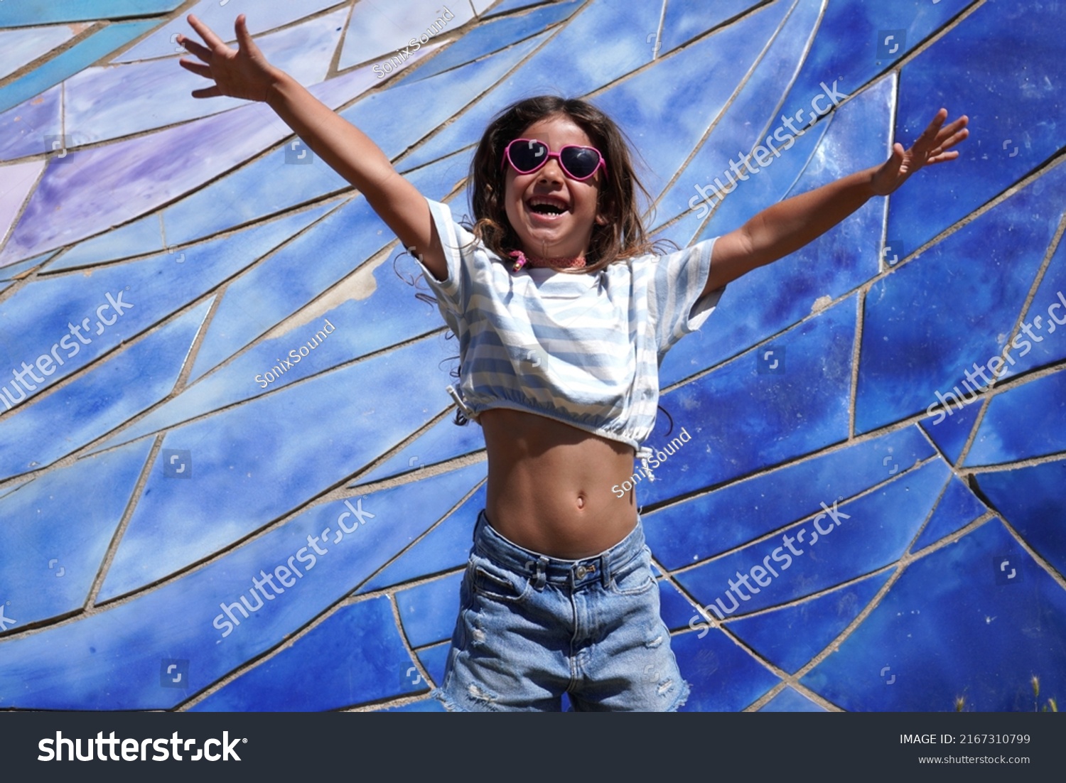 Happy Euphoric Girl Because She On Stock Photo 2167310799 | Shutterstock