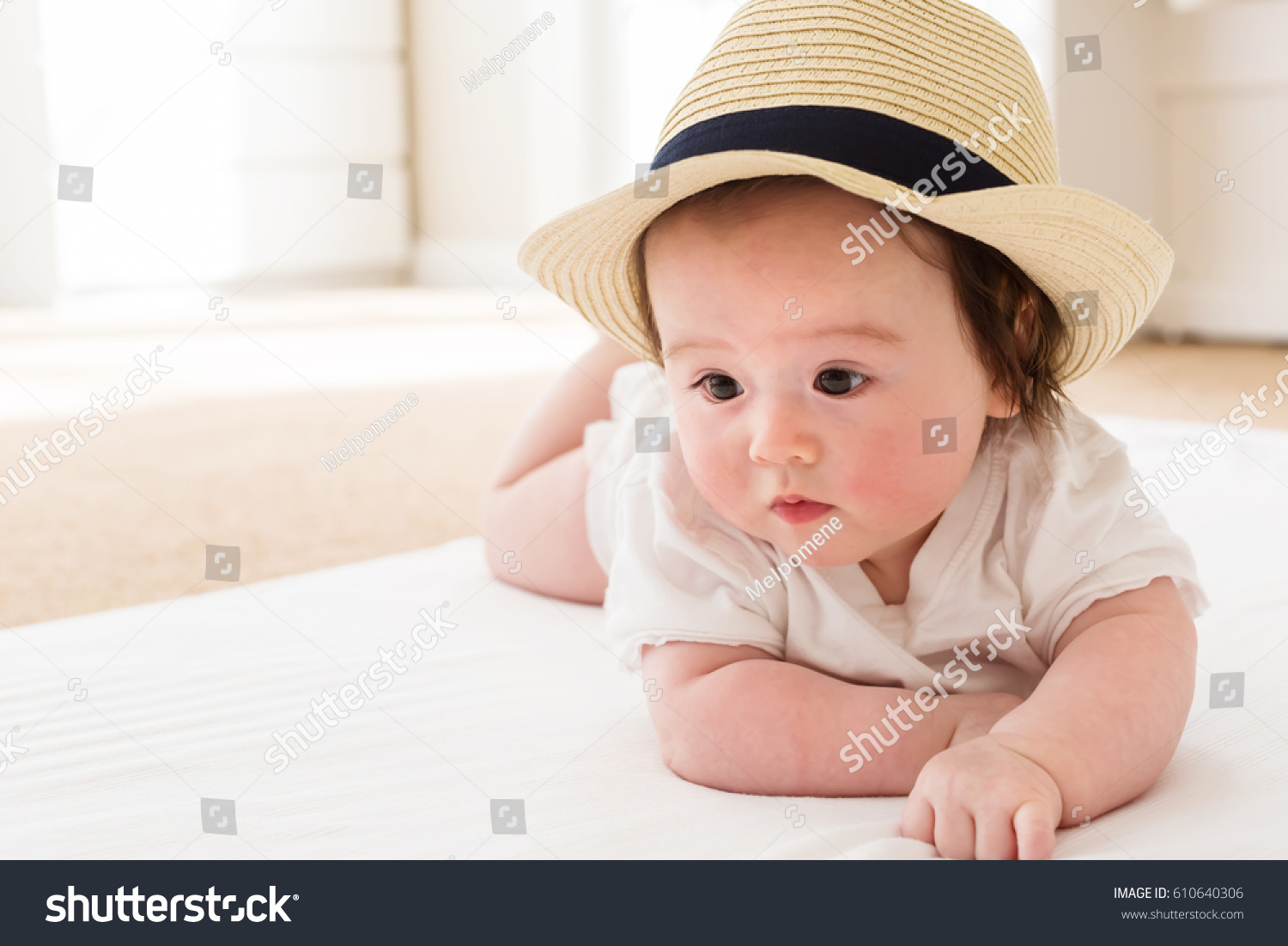 baby boy straw hat