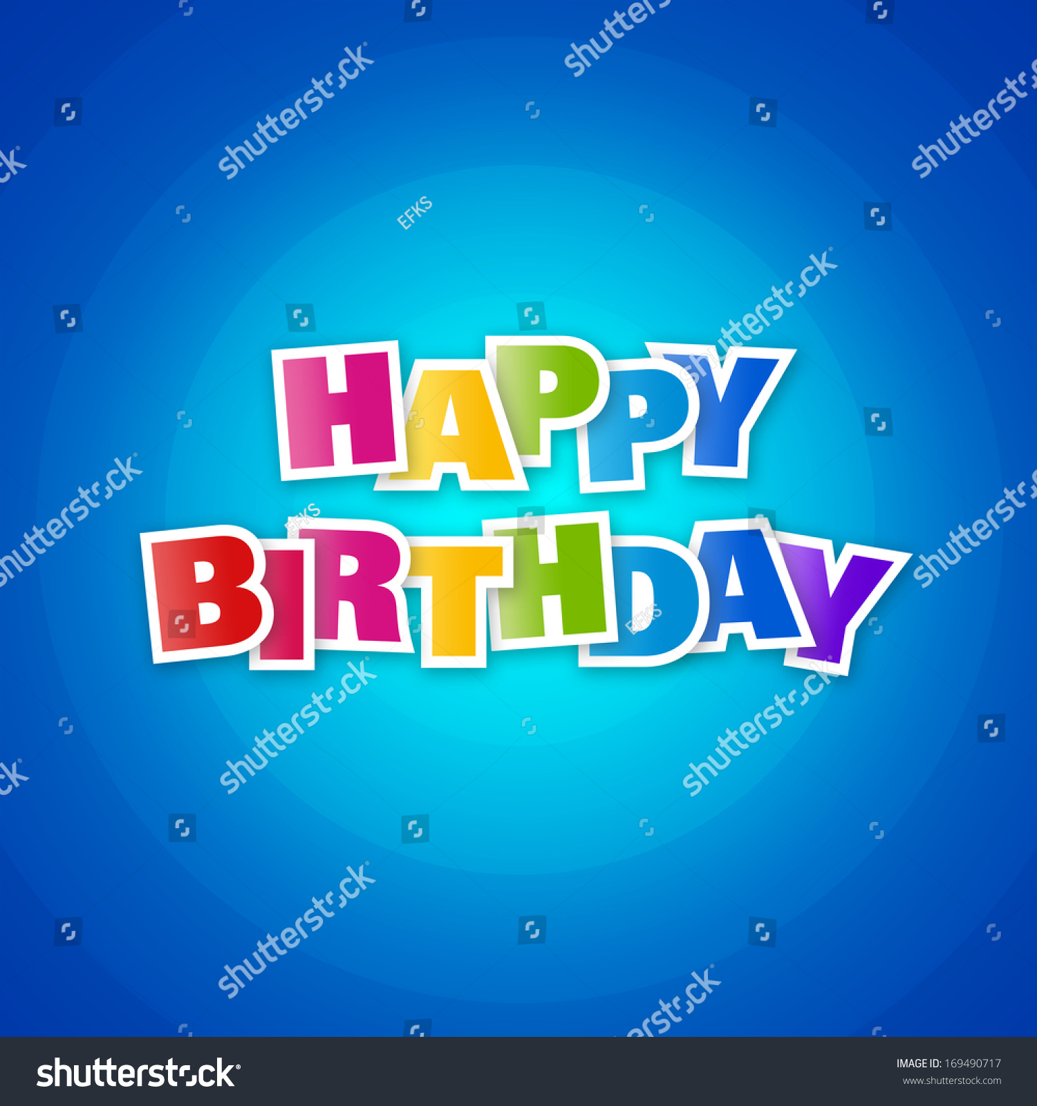 Happy Birthday Stock Photo 169490717 : Shutterstock