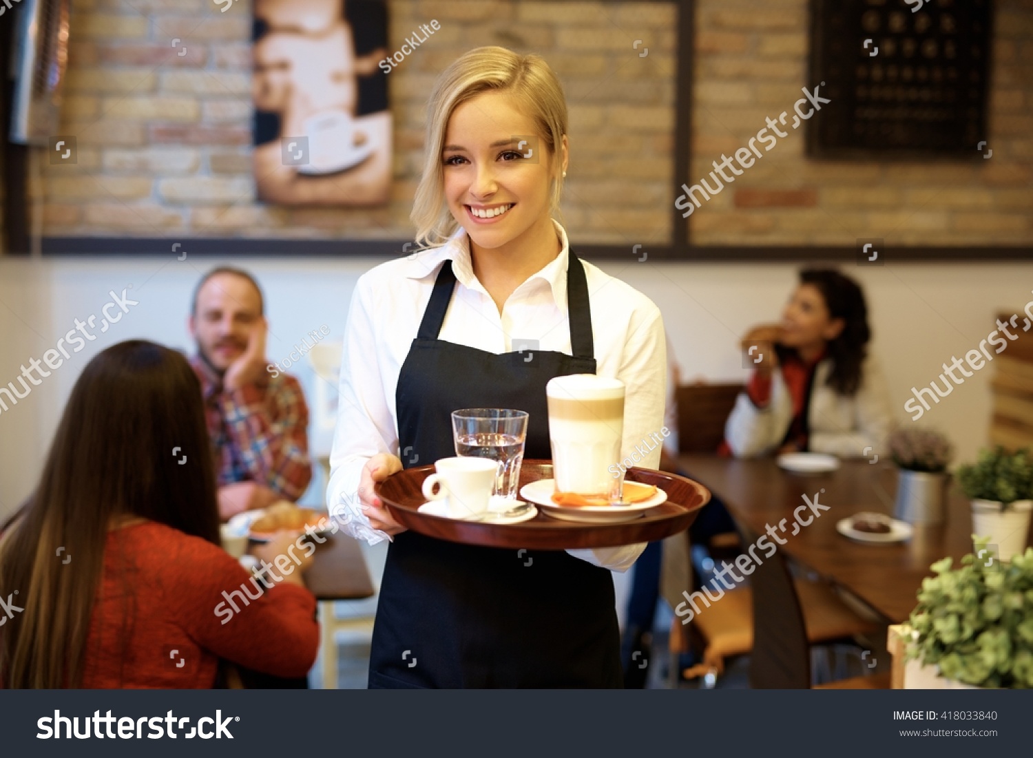 awful example of stock photos for a restaurant