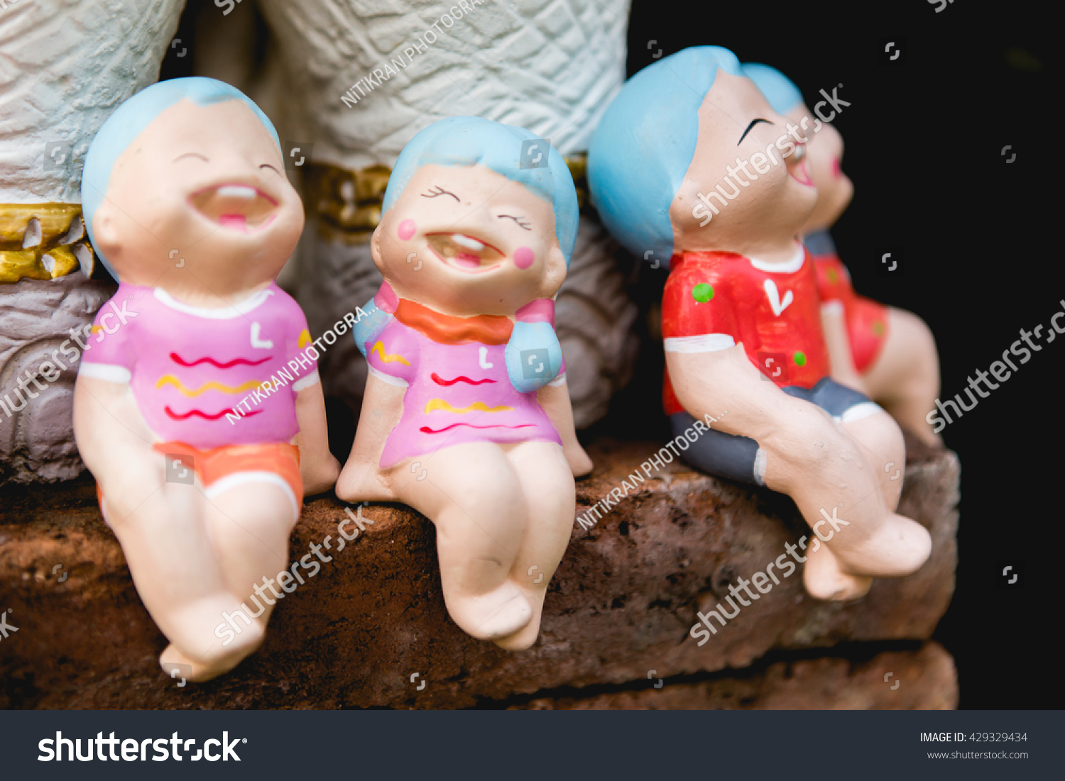 cute mini ceramic dolls