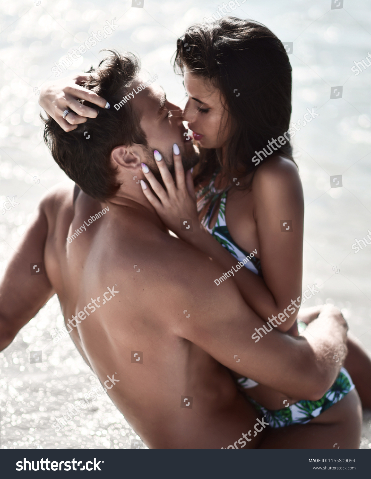 Couple Kissing And Hugging