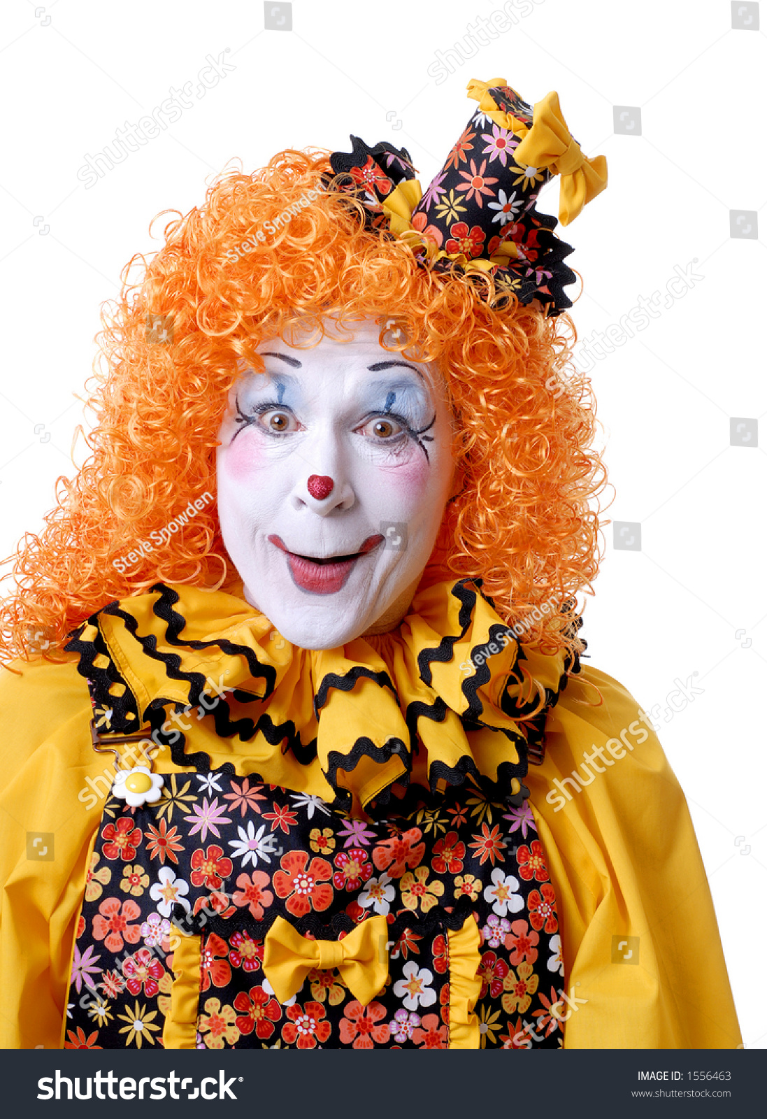 Happy Circus Clown Stock Photo 1556463 : Shutterstock