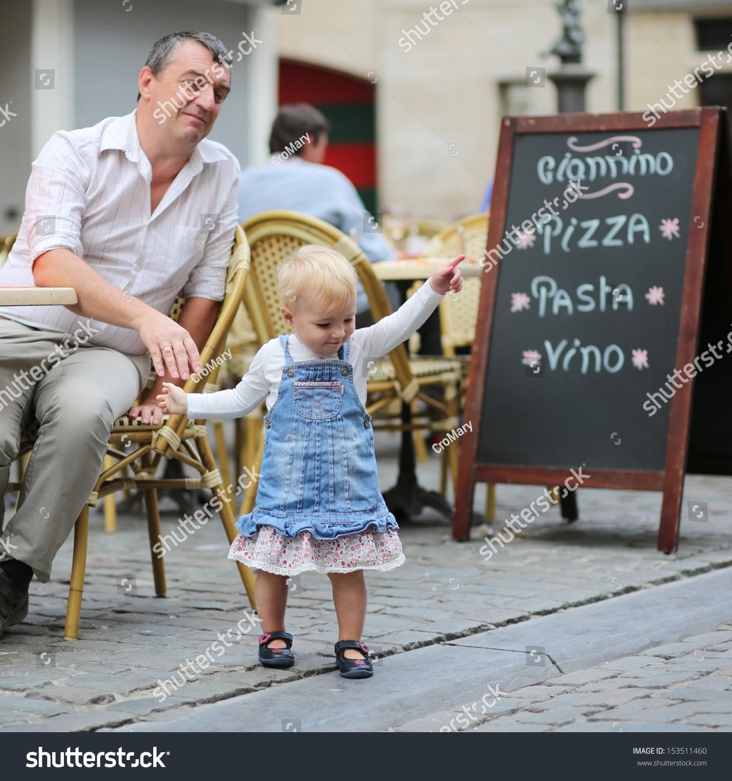 Happy Father His Daughter Cute Little Stock Photo Edit Now