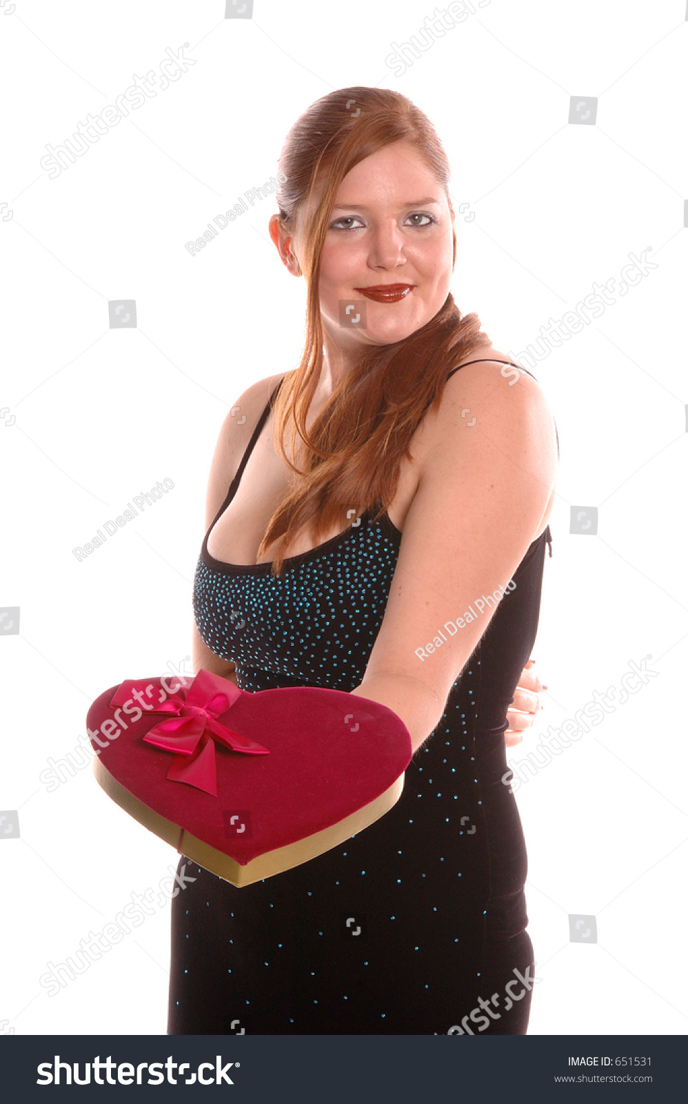 Heart Shaped Red Evening Dresses