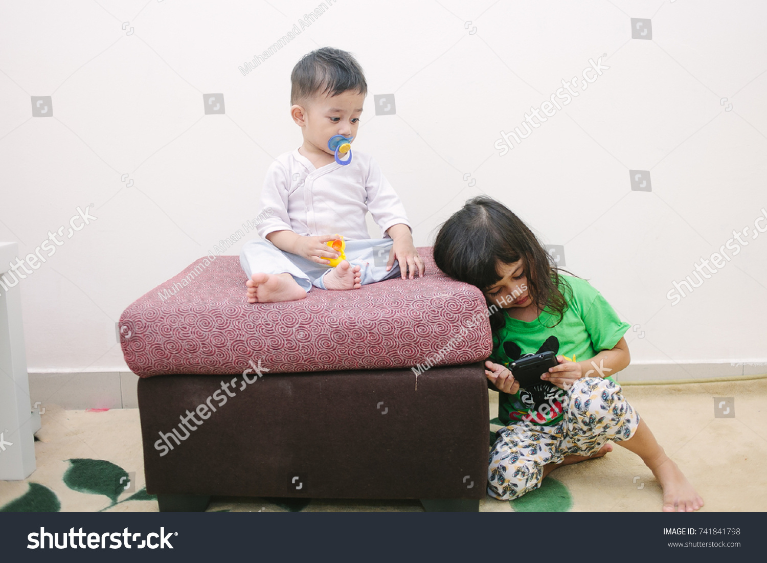 Happy Kids Playing Together Stock Photo (Edit Now) 741841798