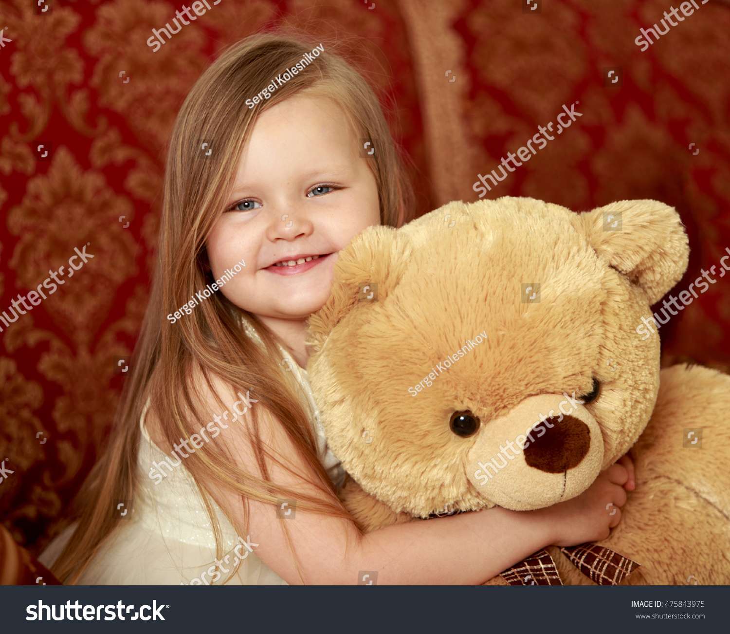 blonde teddy bear