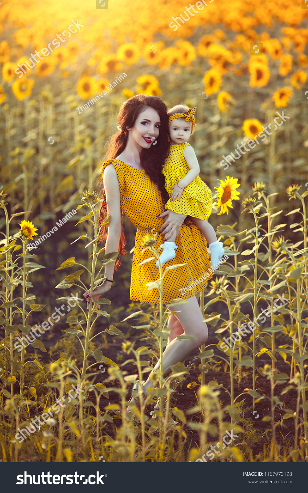 mother daughter sunflower dress