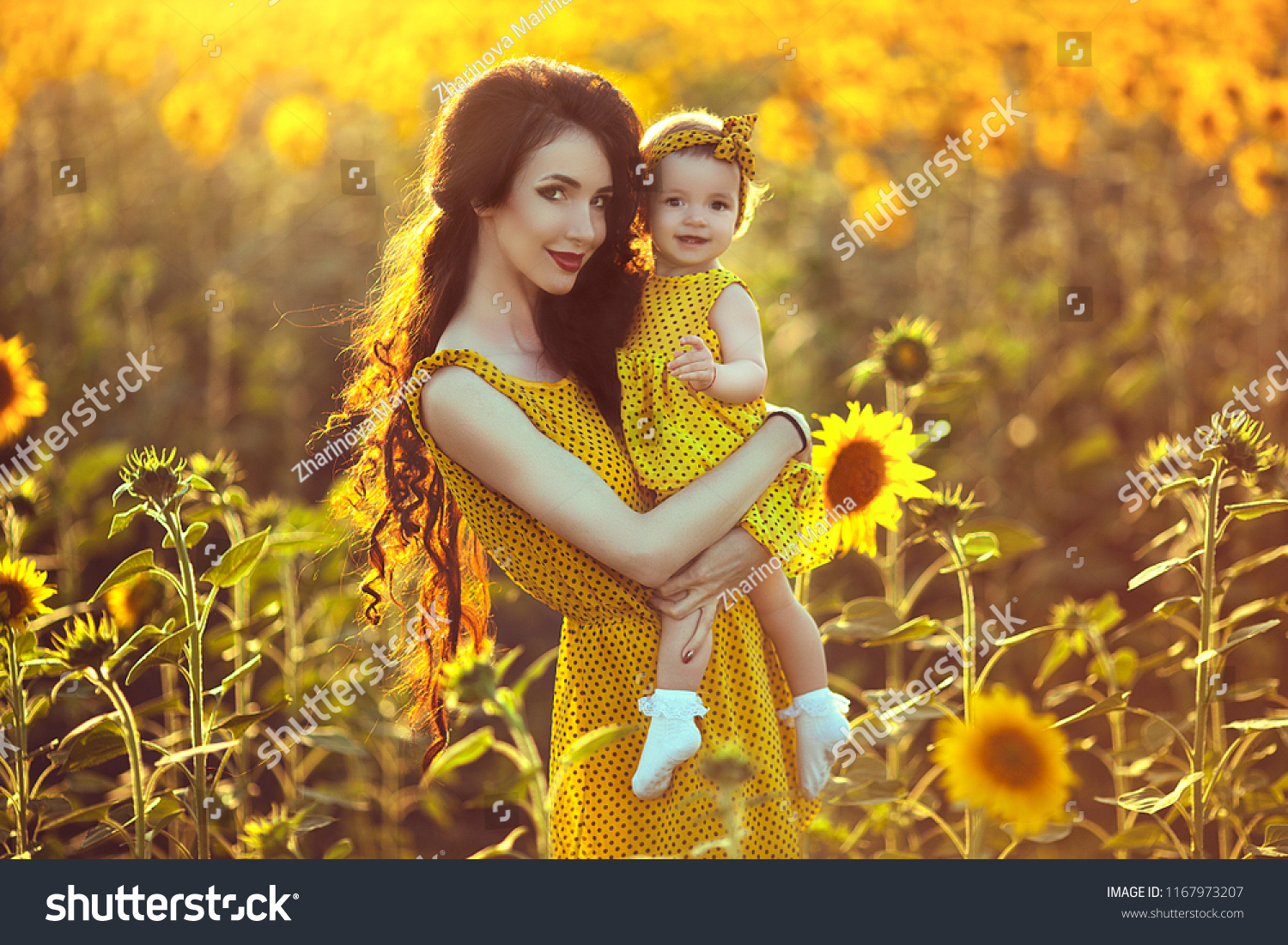 mother daughter sunflower dress