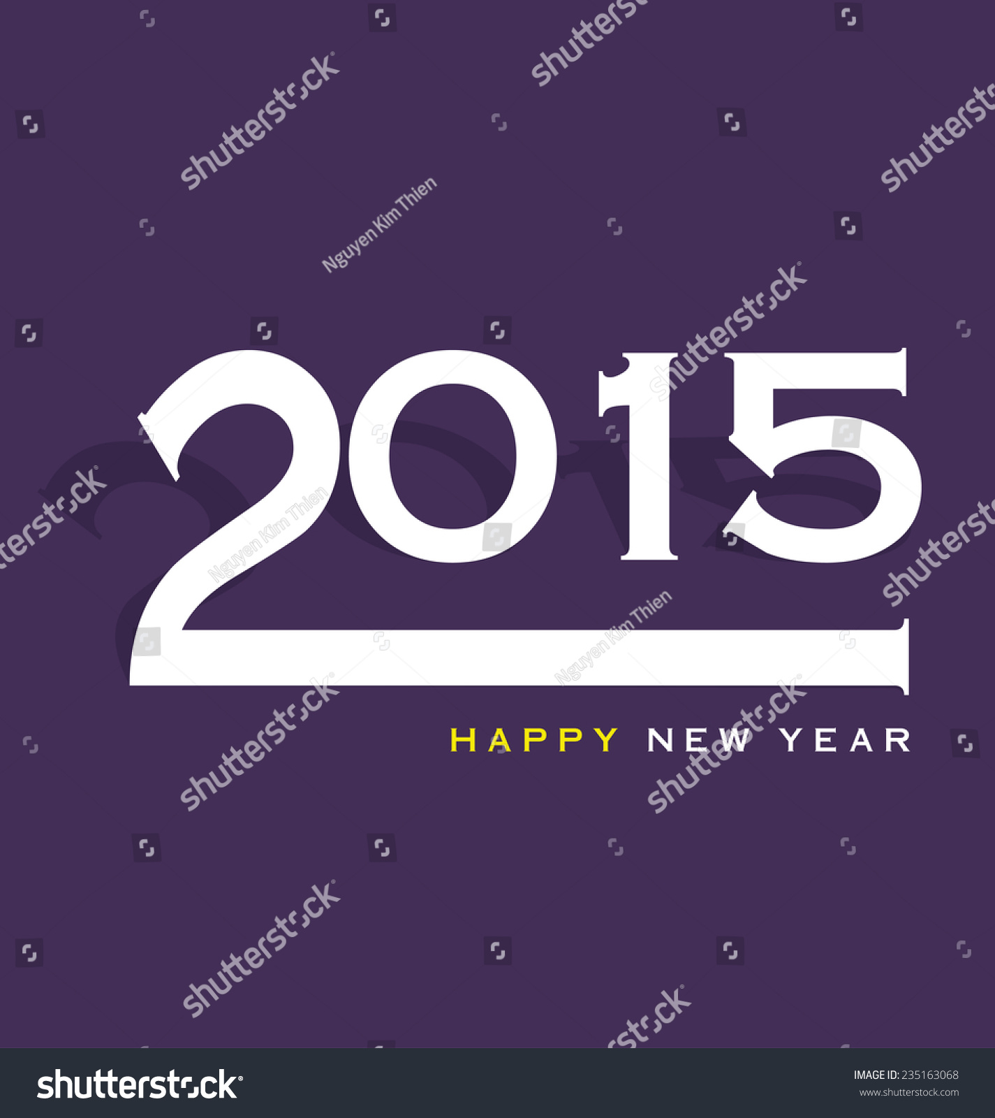 Happy New Year Stock Illustration 235163068 - Shutterstock