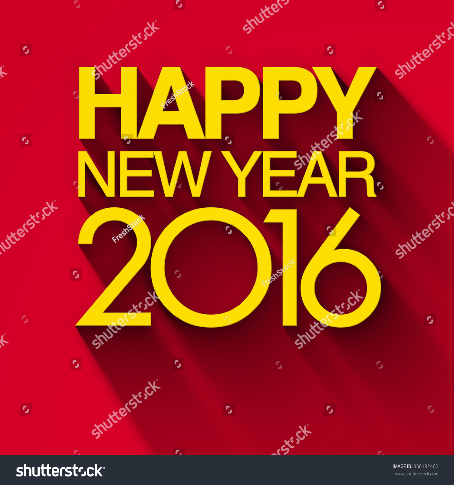 Happy New Year 2016 Stock Illustration 356132462 - Shutterstock