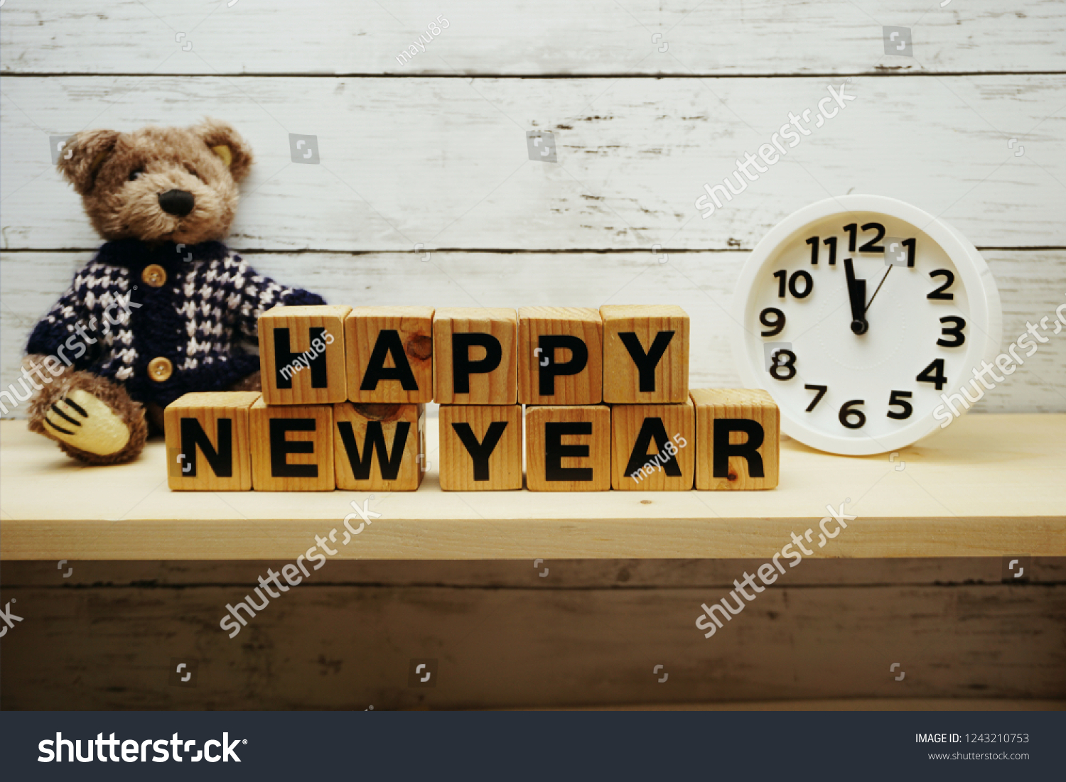 happy new year alphabet letters