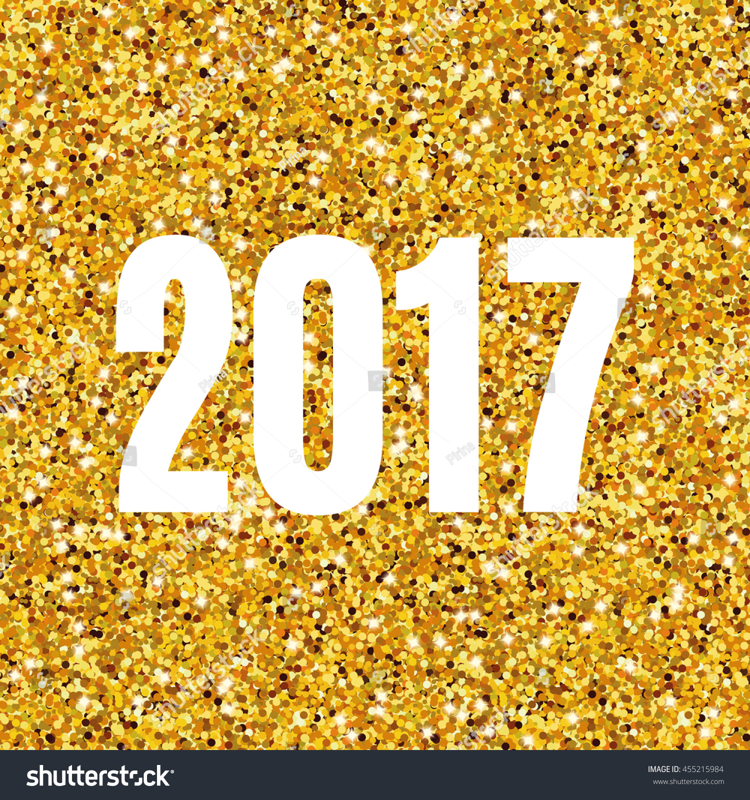Happy New Year Gold Glitter Background Stock Illustration 455215984 Happy New Year Gold Glitter Background Stock Illustration 455215984
