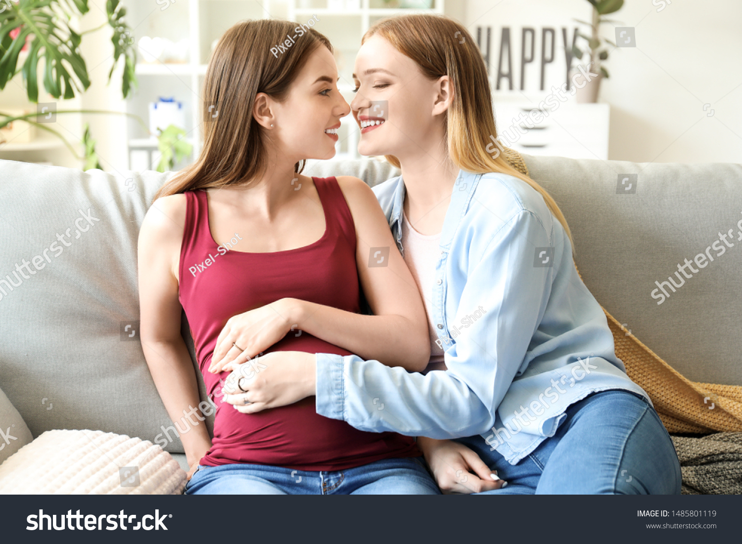 pregnant lesbian