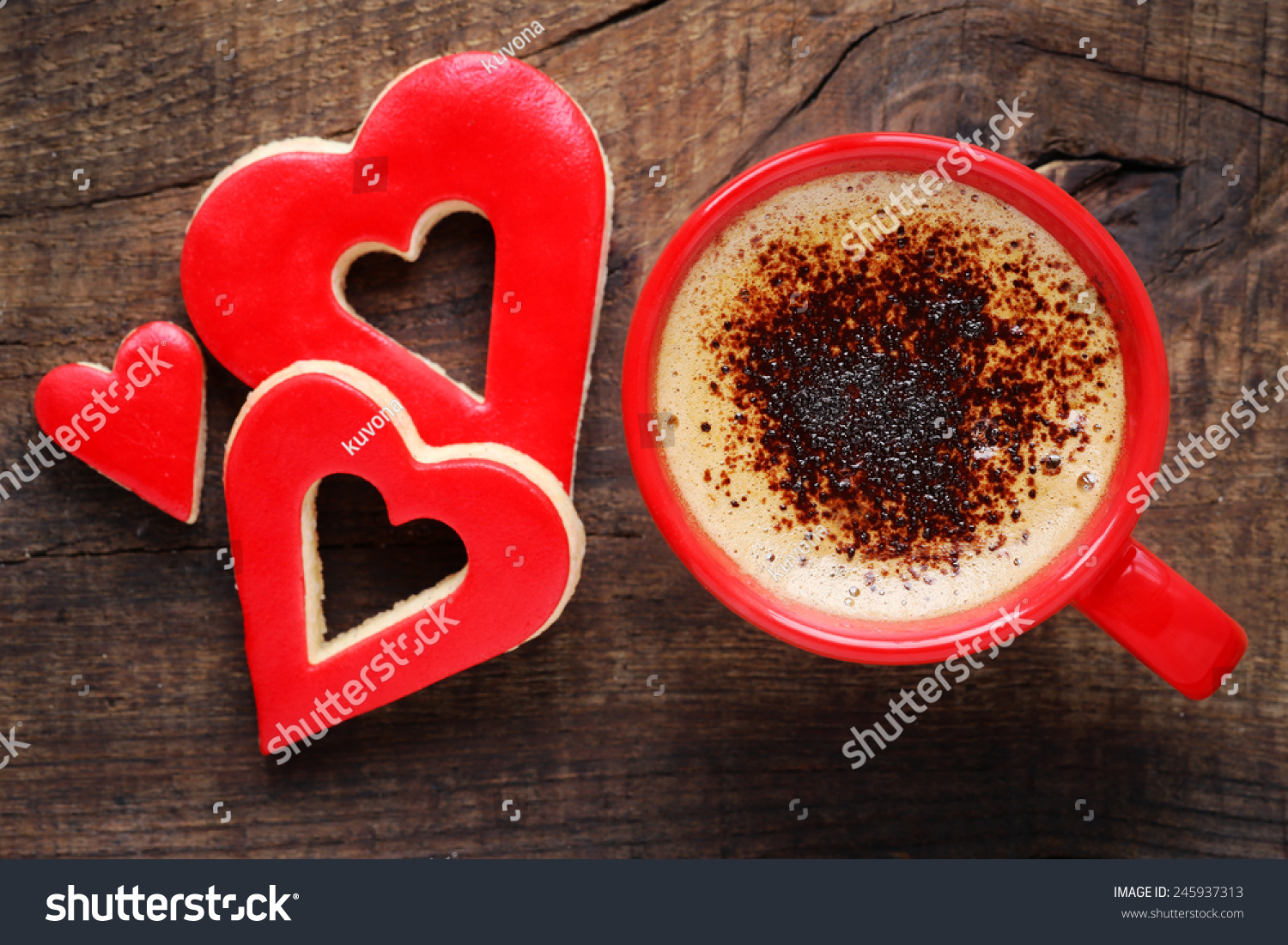 Happy Valentines Day Good Morning Concept Royalty Free Stock Image