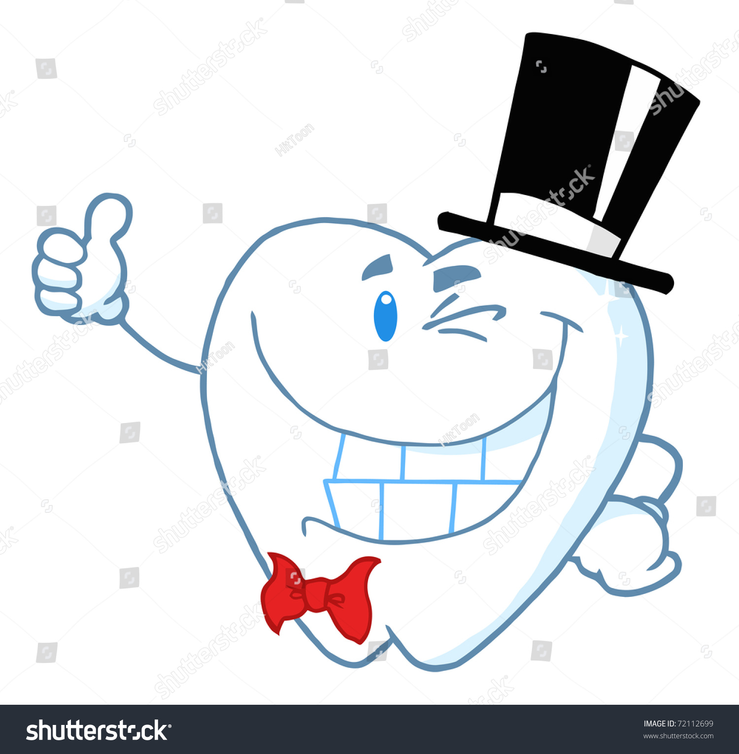 Happy Winking Gentleman Tooth Stock Photo 72112699 : Shutterstock