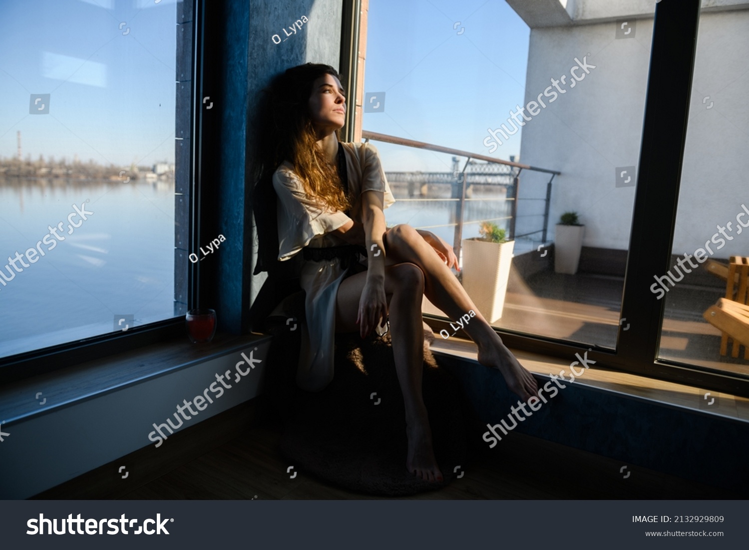 Mature legs on train