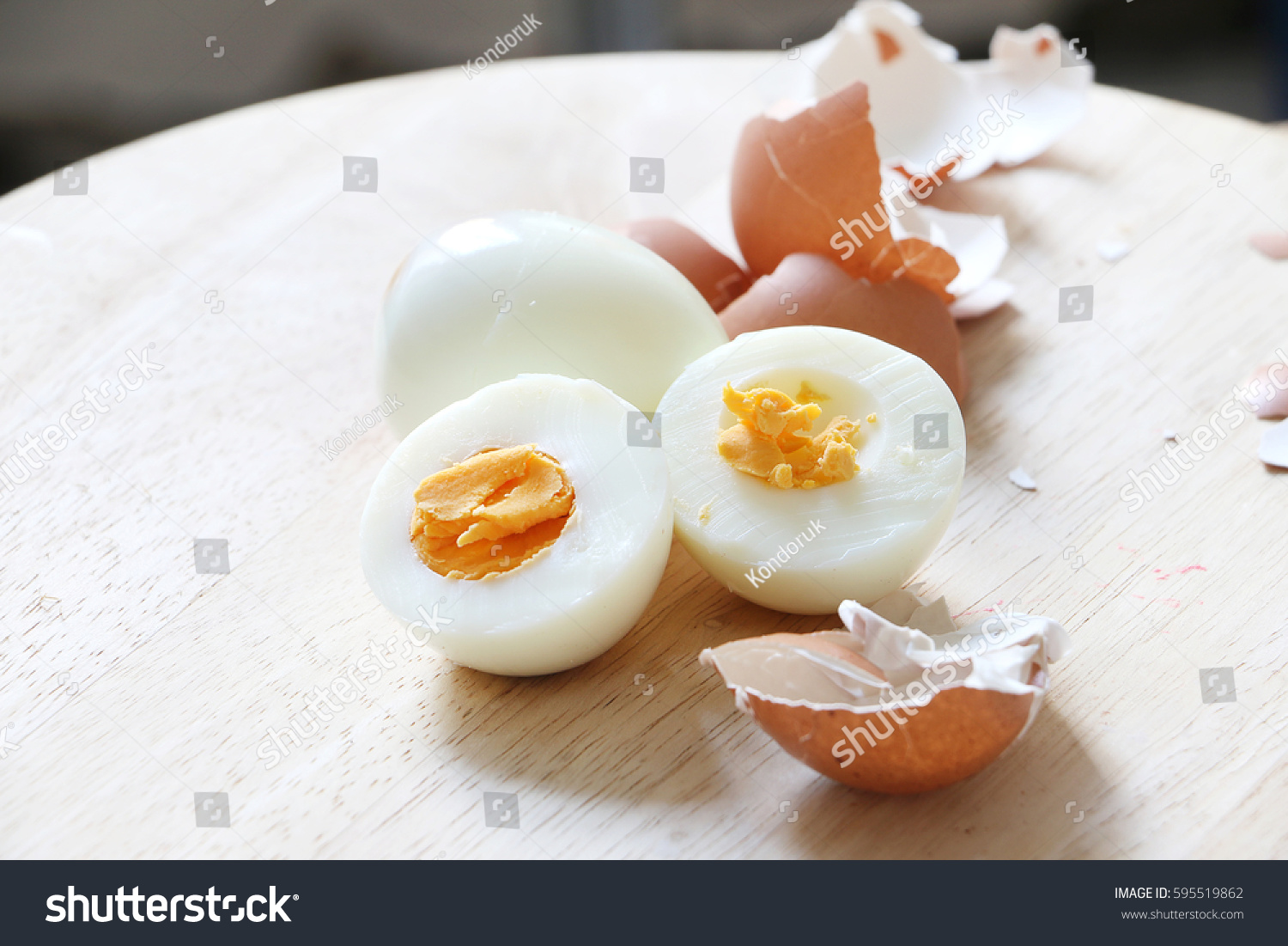 Hard Boiled Eggs Malaysian Breakfast Nasi Stock Photo 595519862