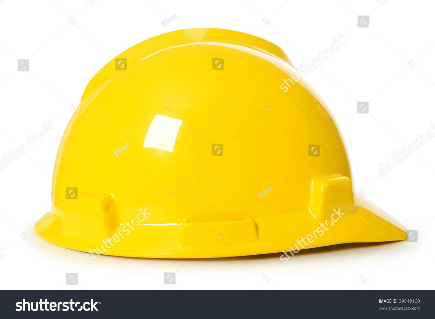 Hard Hat Isolated On White Background Stock Photo 39549160 - Shutterstock